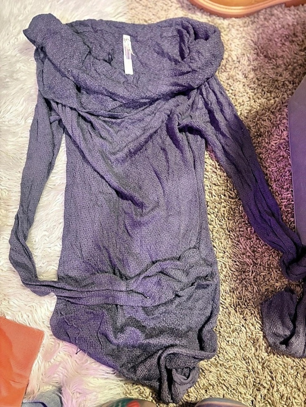 Moth Purple Draped Tunic